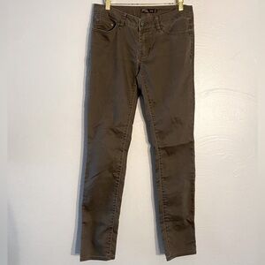 Prana low-rise straight leg olive green jeans - sz 6/28